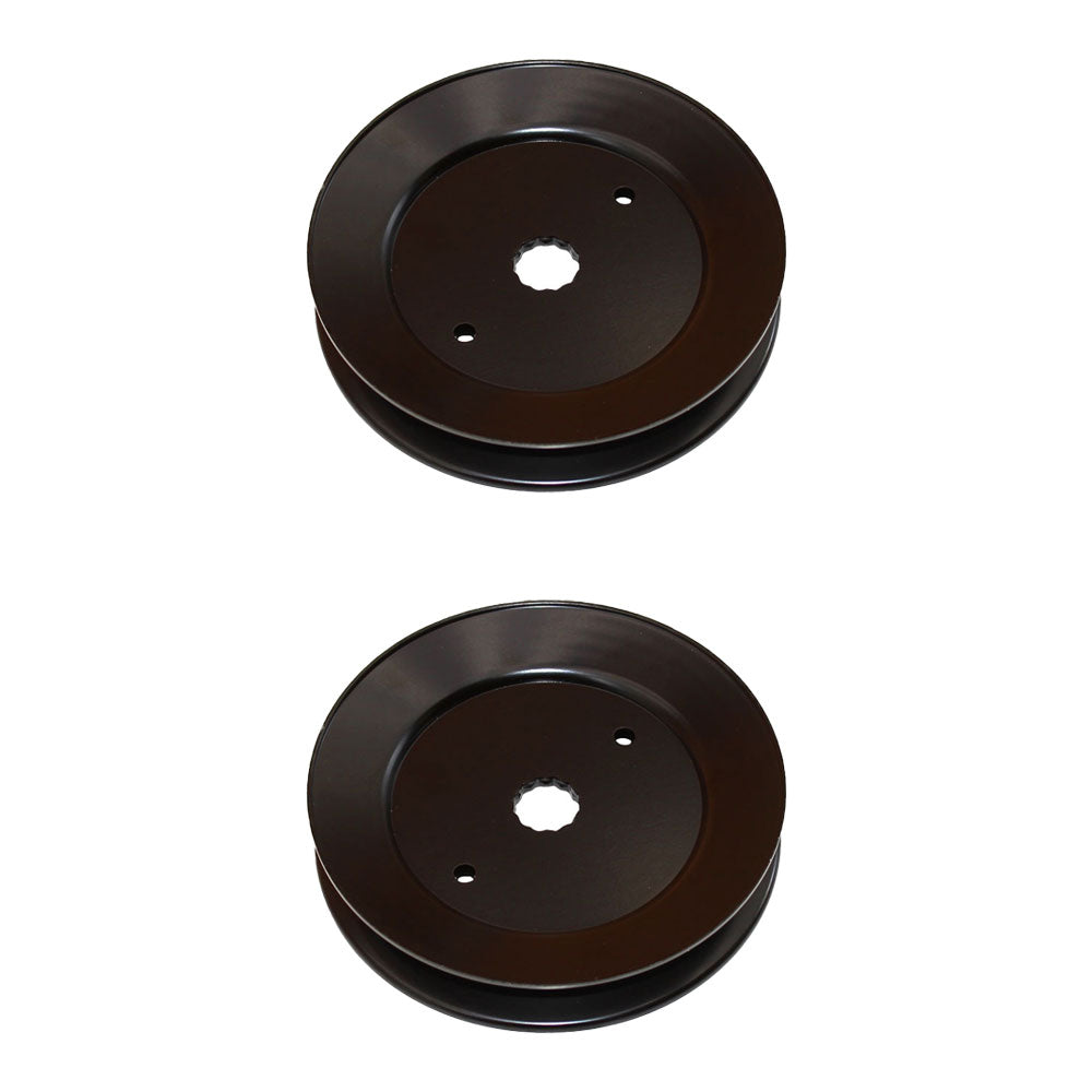 Qty 2: Steel Deck Pulley Fits AYP Replaces 129207