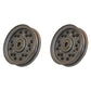(2) Flat Idler Pulley Fits Bad Boy Mower ZT CZT Pup Lightning Outlaw