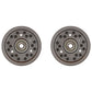 Set of (2) Flat Idler Pulley 1/2"X 4-3/4" Fits Dixie Chopper 30224