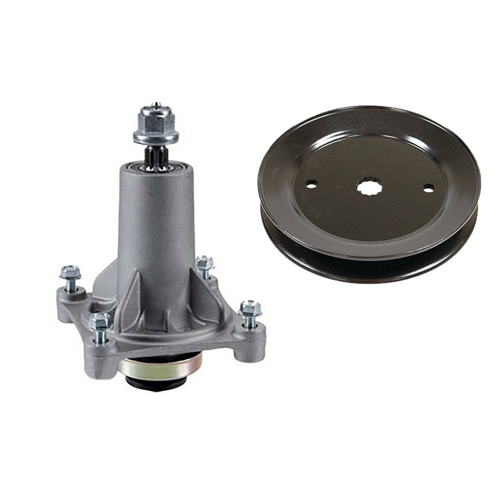 Spindle Assembly 187292 w/ Pulley 153535 Fits Husqvarna 532 42" 48" Deck