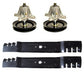 Spindle & Blade Kit Fits Troy Bilt Replaces 742-0616
