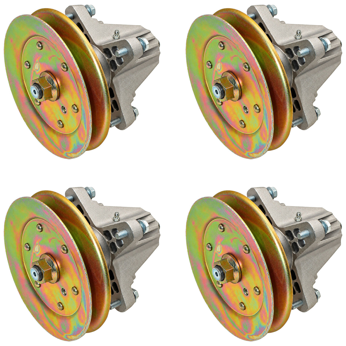 Qty 4: Spindle Assembly Fits MTD Replaces 618-04822
