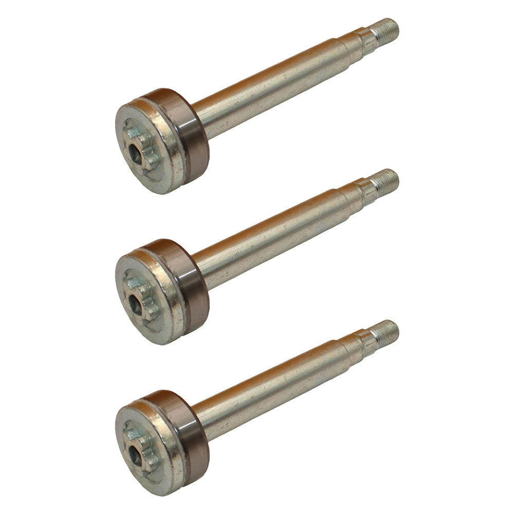 Qty 3: Spindle Shaft
 Fits Dixon Replaces 532187291