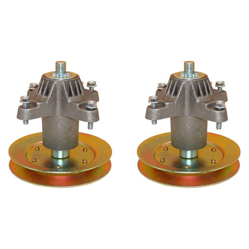 Qty 2: Spindle Assembly w/ Pulley Fits Toro Replaces 112-0460