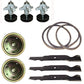 112-0330 Deck Rebuild Kit Fits MTD RZT-54 RZT54 Made with Aramid