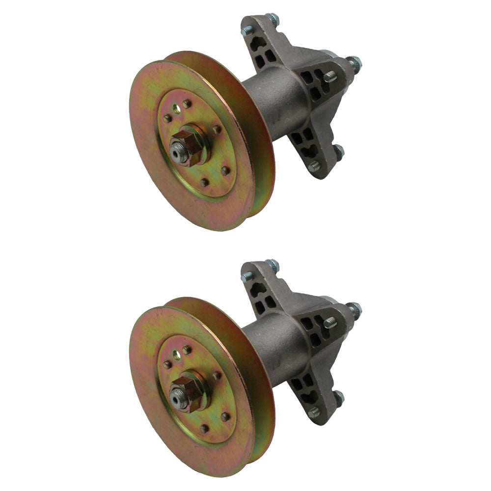 Qty 2: Spindle Assembly
 Fits Cub Cadet Replaces 618-04608