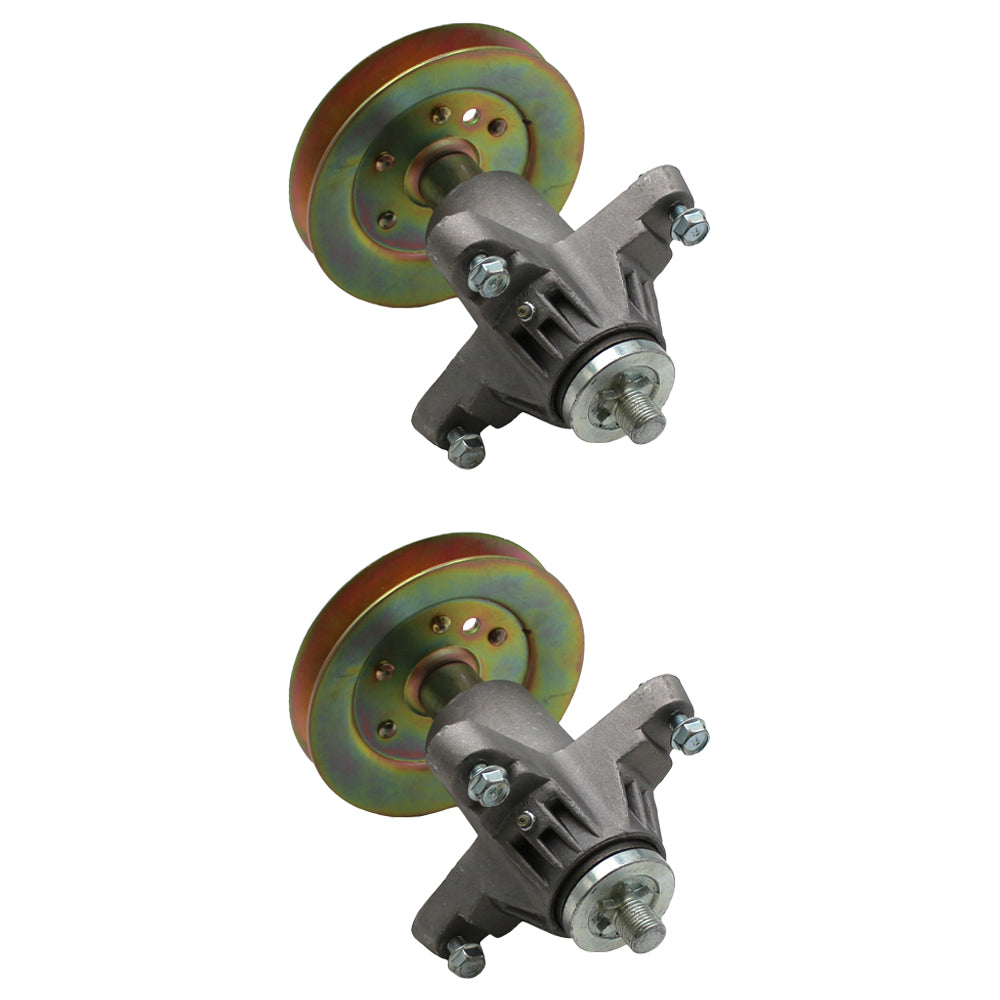 Qty 2: Spindle Assembly
 Fits Cub Cadet Replaces 618-04608