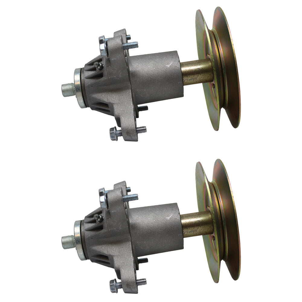 Qty 2: Spindle Assembly
 Fits Troy Bilt Replaces 618-04608