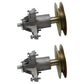Qty 2: Spindle Assembly
 Fits Craftsman Replaces 618-04608