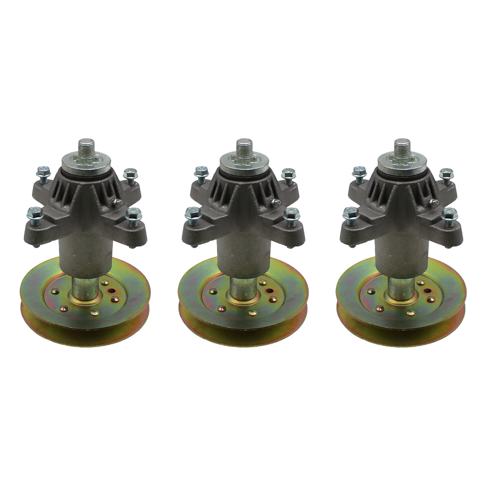 3 Pack Spindle Assembly for MTD 54" Deck 618-04608 618-04608A 618-0671
