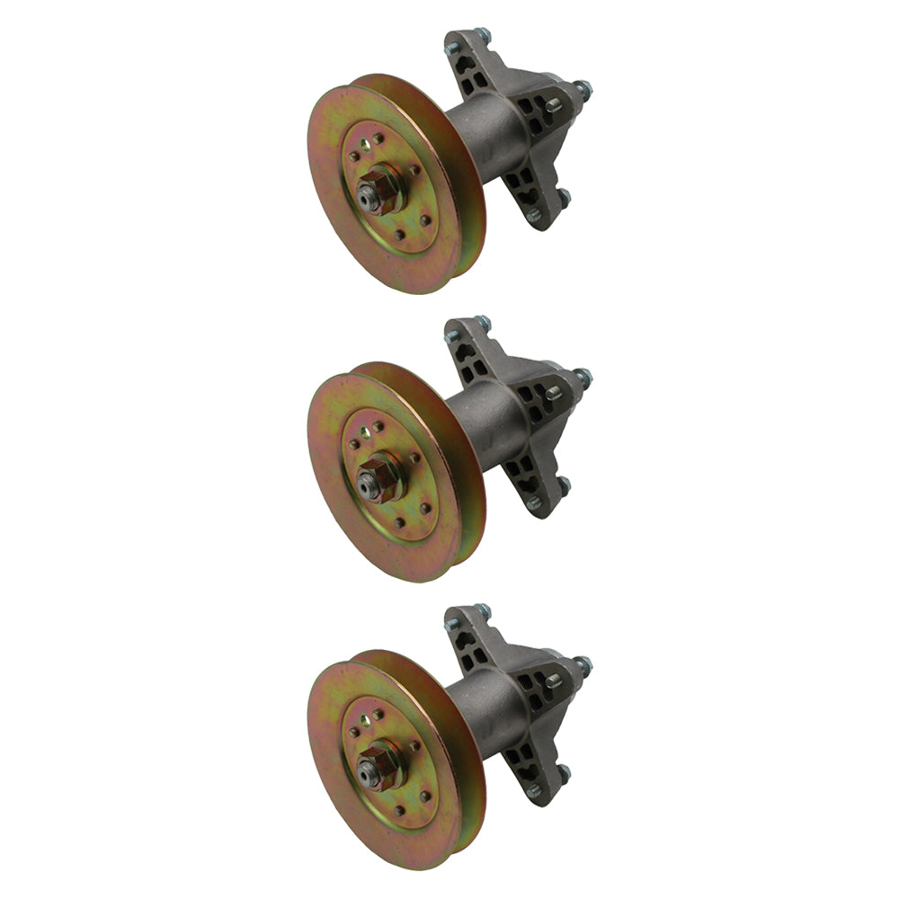 3 Pack Spindle Assembly for MTD 54" Deck 618-04608 618-04608A 618-0671