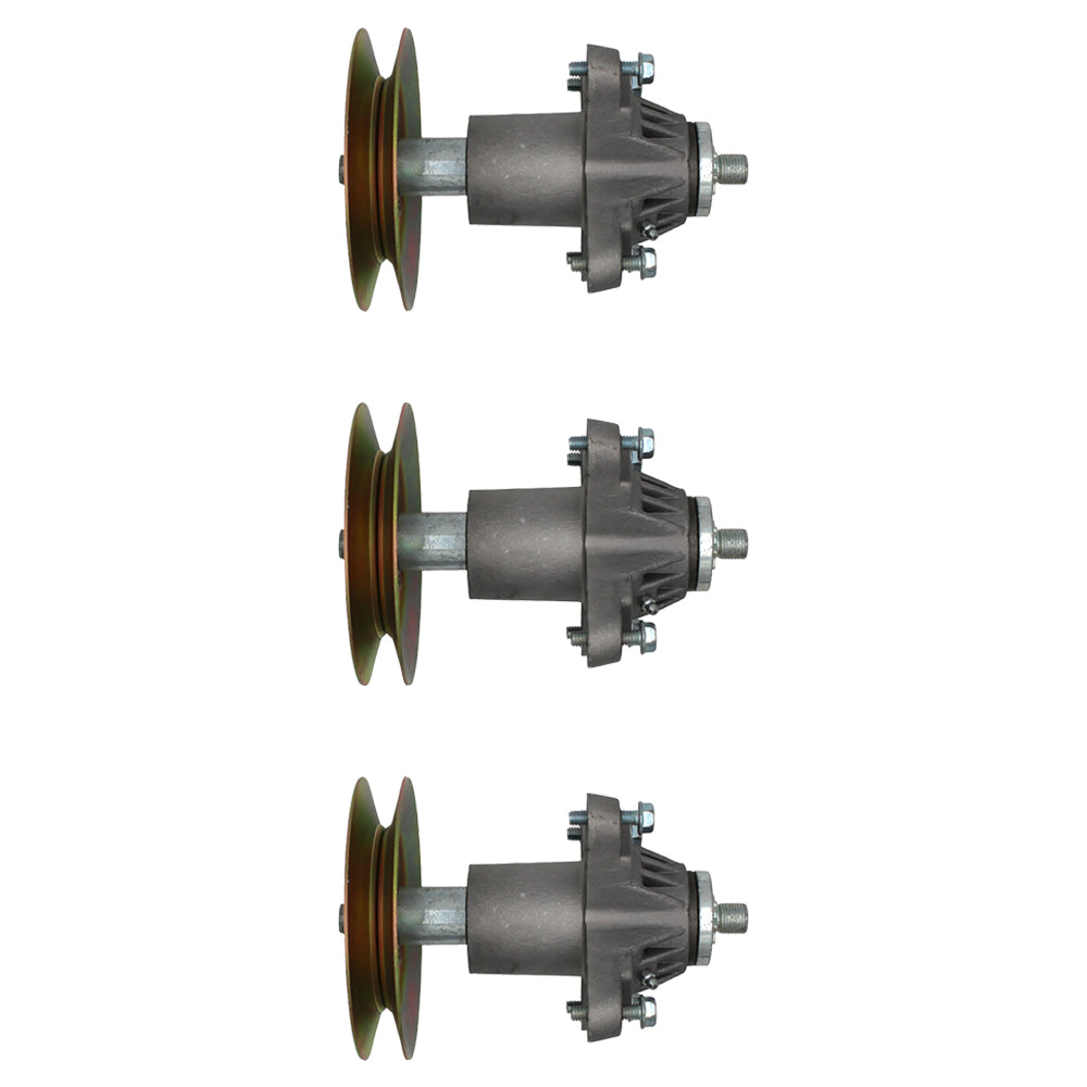 3 Pack Spindle Assembly for MTD 54" Deck 618-04608 618-04608A 618-0671