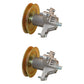 Qty 2: Spindle Assembly with Pulley
 Fits Murray Replaces LAS20-0026_x2