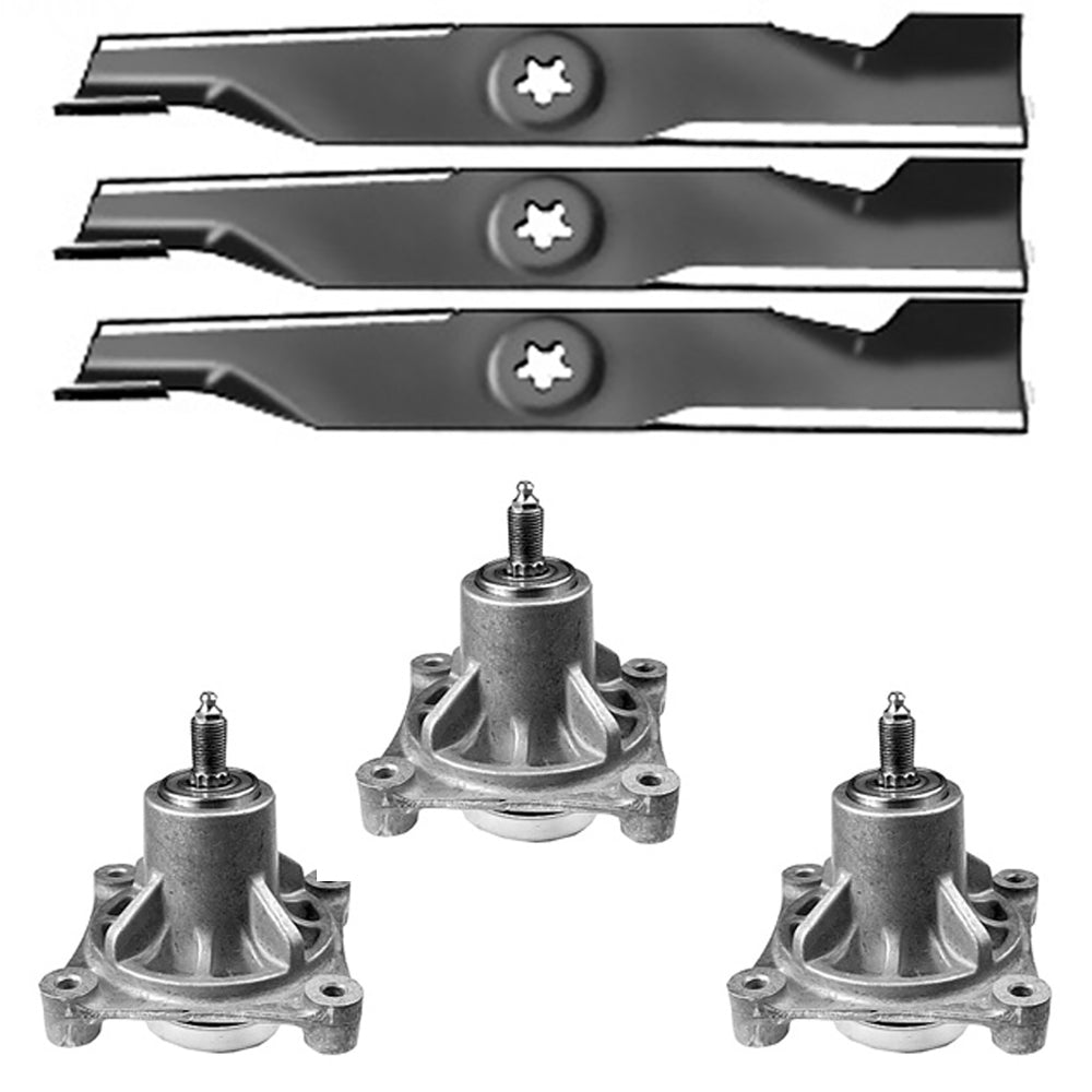 Mower Blade & Spindle Assembly Kit Fits Jonsered Replaces 173920