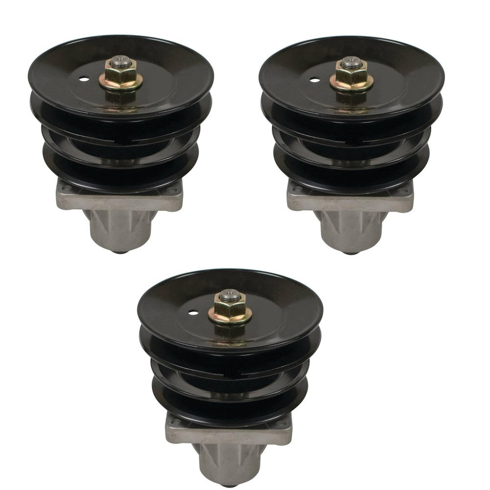 Qty 3: Spindle Assembly
 Fits Yard Man Replaces 618-04134C