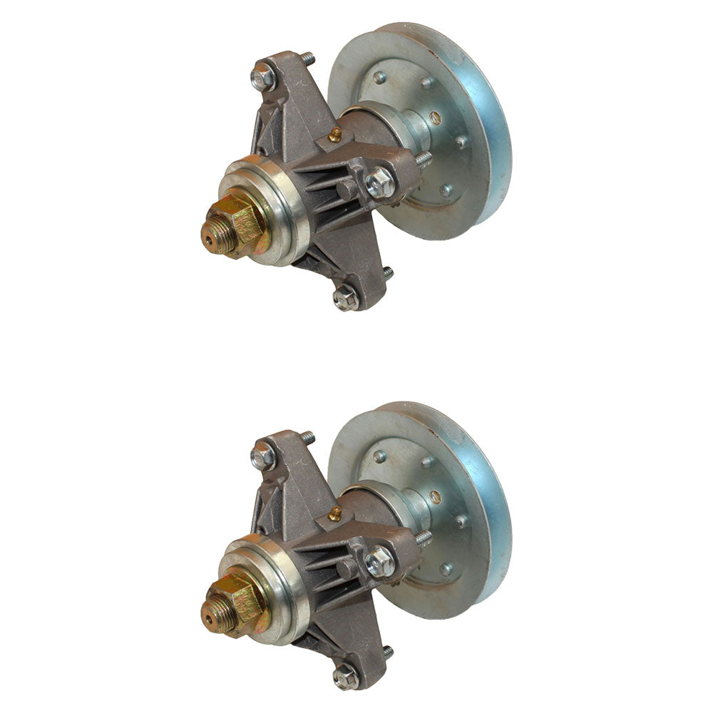 QTY 2: Spindle Assembly with Pulley
 Fits White Replaces 618-04124A