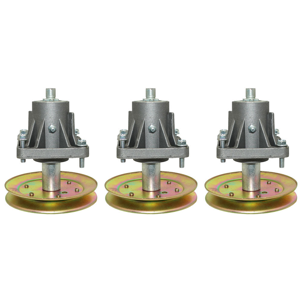 Set of 3 Mower Deck Spindles w/Bolts Fits MTD Replaces 618-0625A