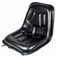 Black Seat with Slide Tracks Fits John Deere Replaces 3106006M91-1