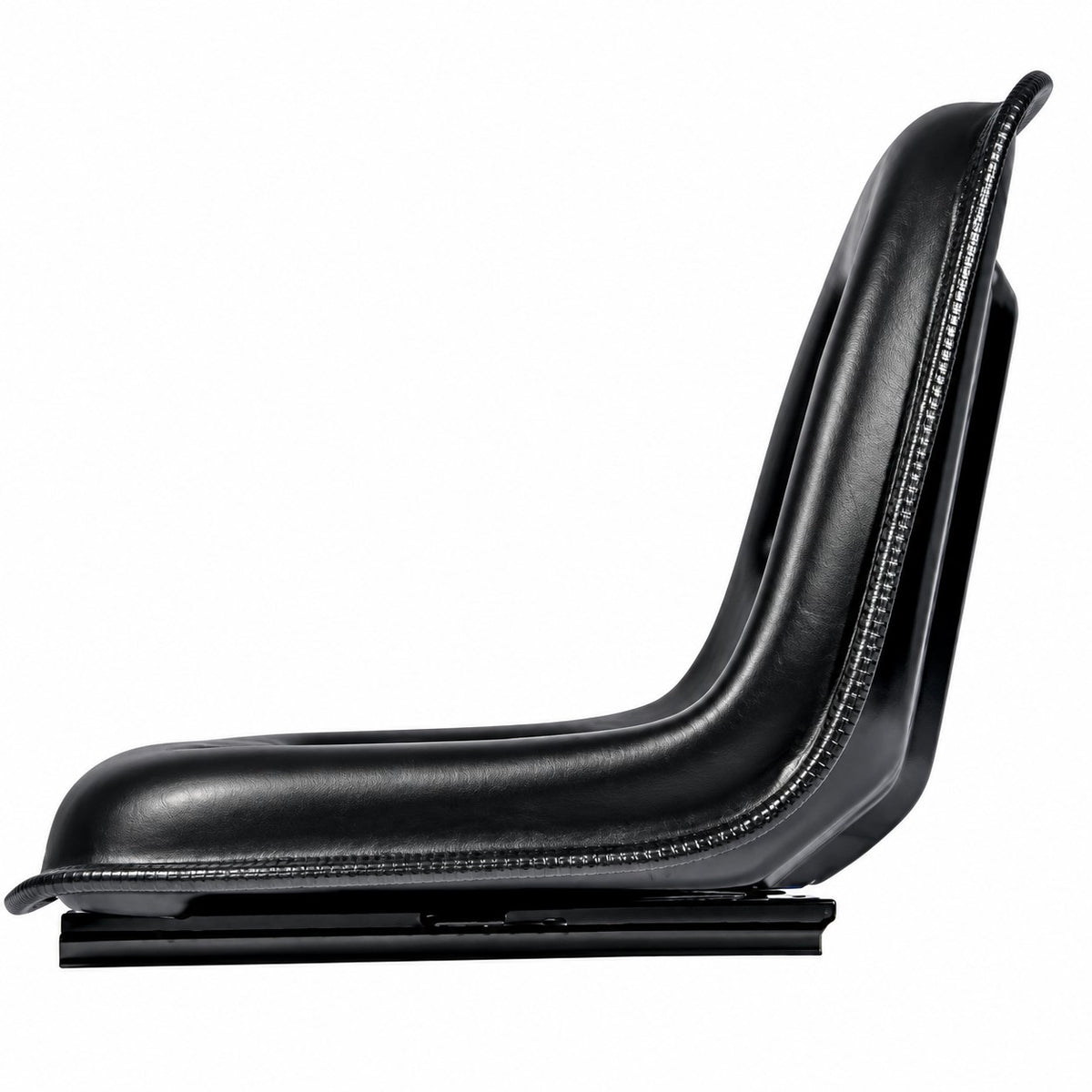 Black Seat with Slide Tracks Fits Minneapolis-Moline Replaces 3106006M91-1