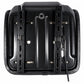 Black Seat with Slide Tracks Fits Landini Replaces 3106006M91-1