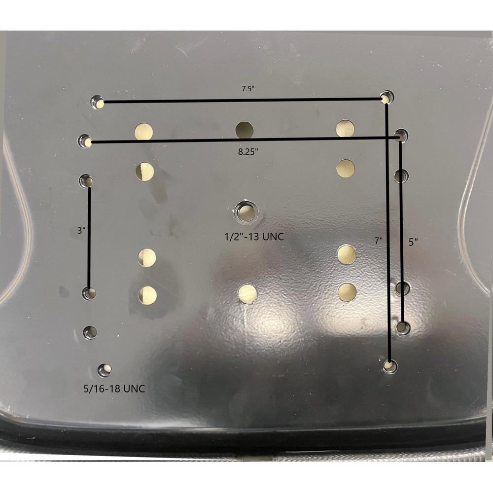 One New Low Back Seat With Universal Mounting Hole Pattern Fits LGS97
