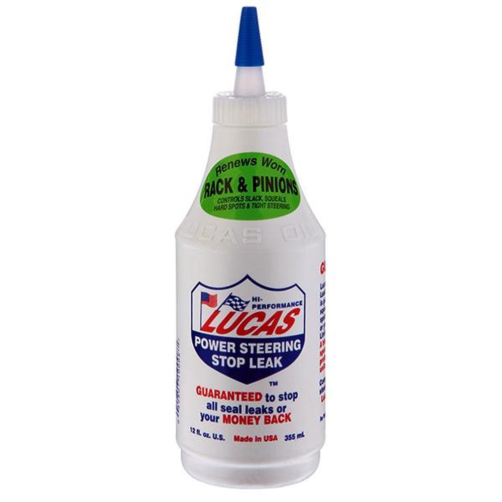 LUC10008 Power Steering Stop Leak, 12 oz. - Fits Lucas Oil & SeaFoam