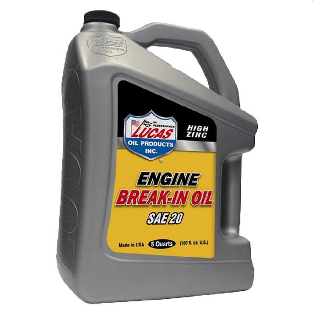 LUC10627 SAE 20 Engine Break-In Oil - 5 Quart Jug Fits Case