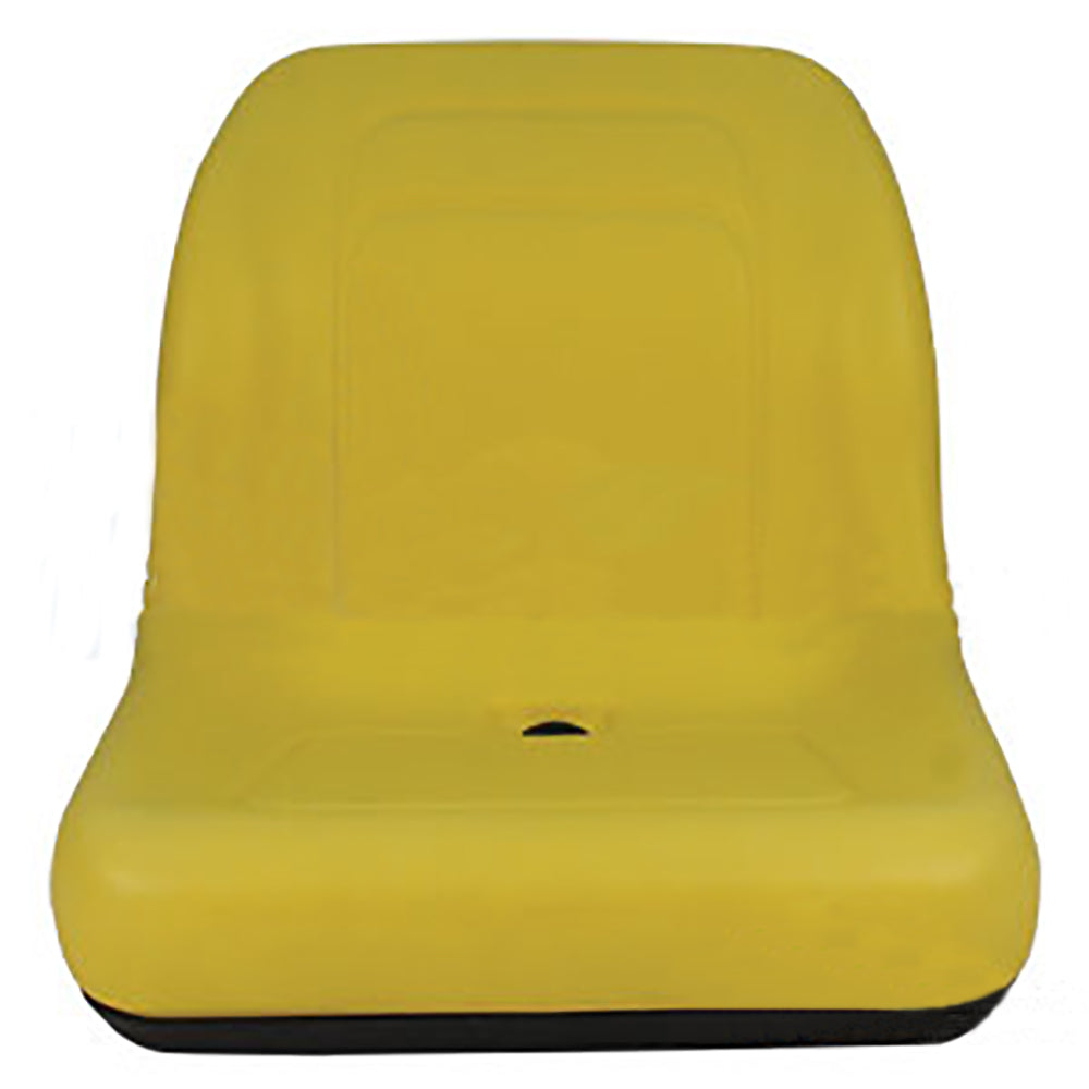 Yellow Vinyl HIGH BACK SEAT Fits John Deere AM107759 AM108058 AM121752 AM126149