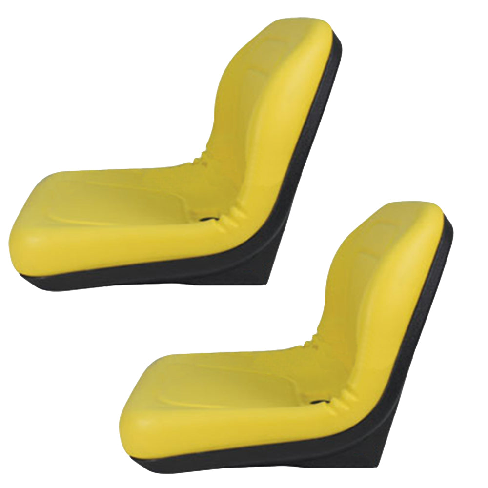 Set Of Two (2) New High Back Seats Fits John Deere TCA17404 LVA10029