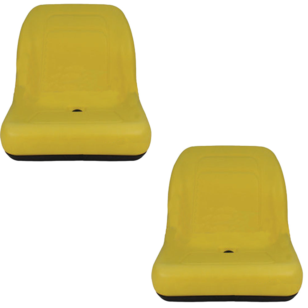 LVA10029 (2) Two Yellow High Back Seat Fits John Deere Fits Gator TCA24320