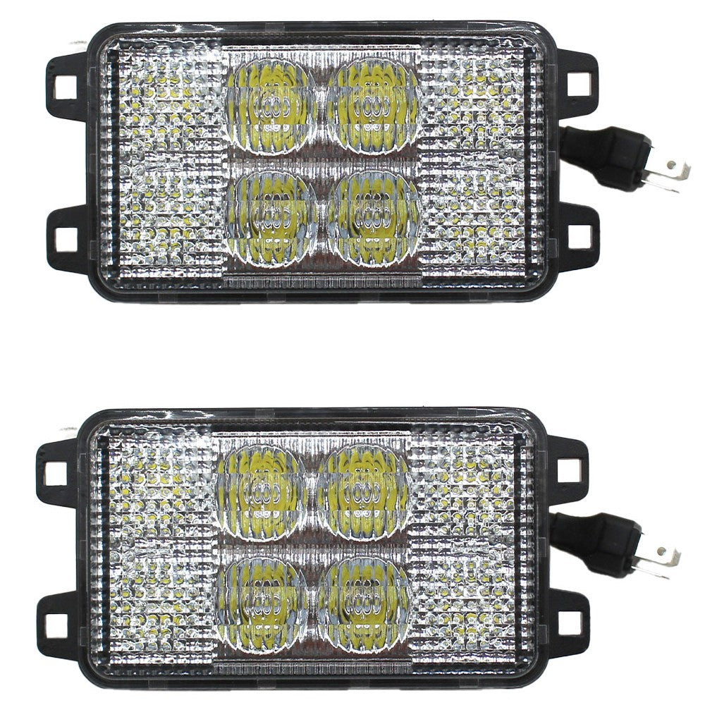 Qty 2: LED Head Light Fits John Deere Replaces LVA14946