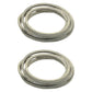 (2) Belts Fits John Deere M126536 LT133 LT150 LT155 LT160 LT166 LT180 -1/2"x114"