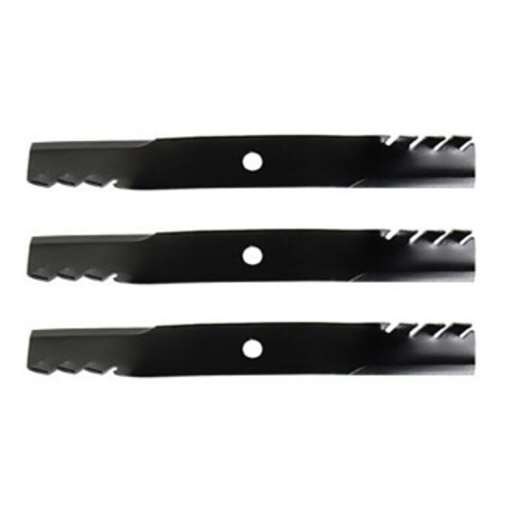 THREE MULCHING Blades Fits John Deere 60" 737 757 777 797 MOWER M128485 TCU15881