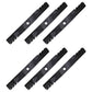 Qty 6: Toothed Mulching Blade
 Fits John Deere Replaces M128485