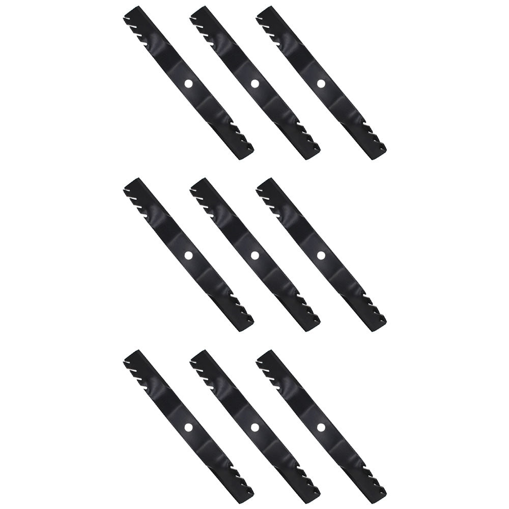 Qty 9: Toothed Mulching Blade Fits Universal Products Replaces 7-08550