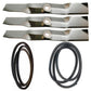 Blades & Belts Kit Fits John Deere 48" Decks LX255 LX277 LX279 LX288 LX280