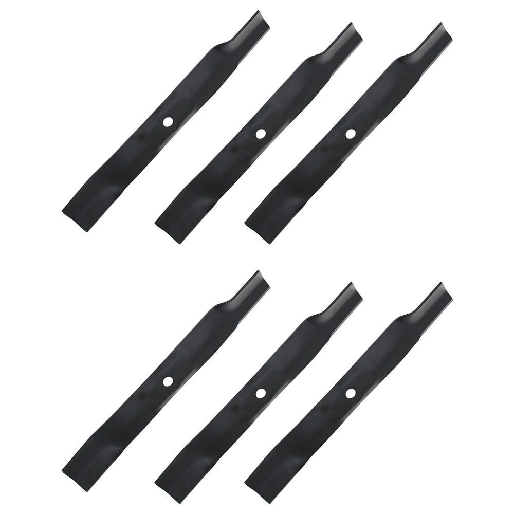 Qty 6: Hi-Lift Lawn Mower Blades Fits John Deere Replaces M158112