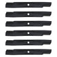 Qty 6: Hi-Lift Lawn Mower Blades Fits John Deere Replaces M158112
