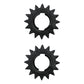 2 Starter Gears Fits John Deere 116 116H 820 R70 R72 R92 S80 M150236 M83184 2801