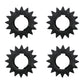 Four (4) Starter Drive Gears M83184 Fits John Deere 820 S92 68 65 R70 LG695708