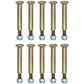 Qty 10: Wheel Bolt and Lock Nut Kits Fits Husqvarna Replaces 532 13 76-44