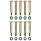Qty 10: Wheel Bolt and Lock Nut Kits Fits Husqvarna Replaces 532 13 76-44