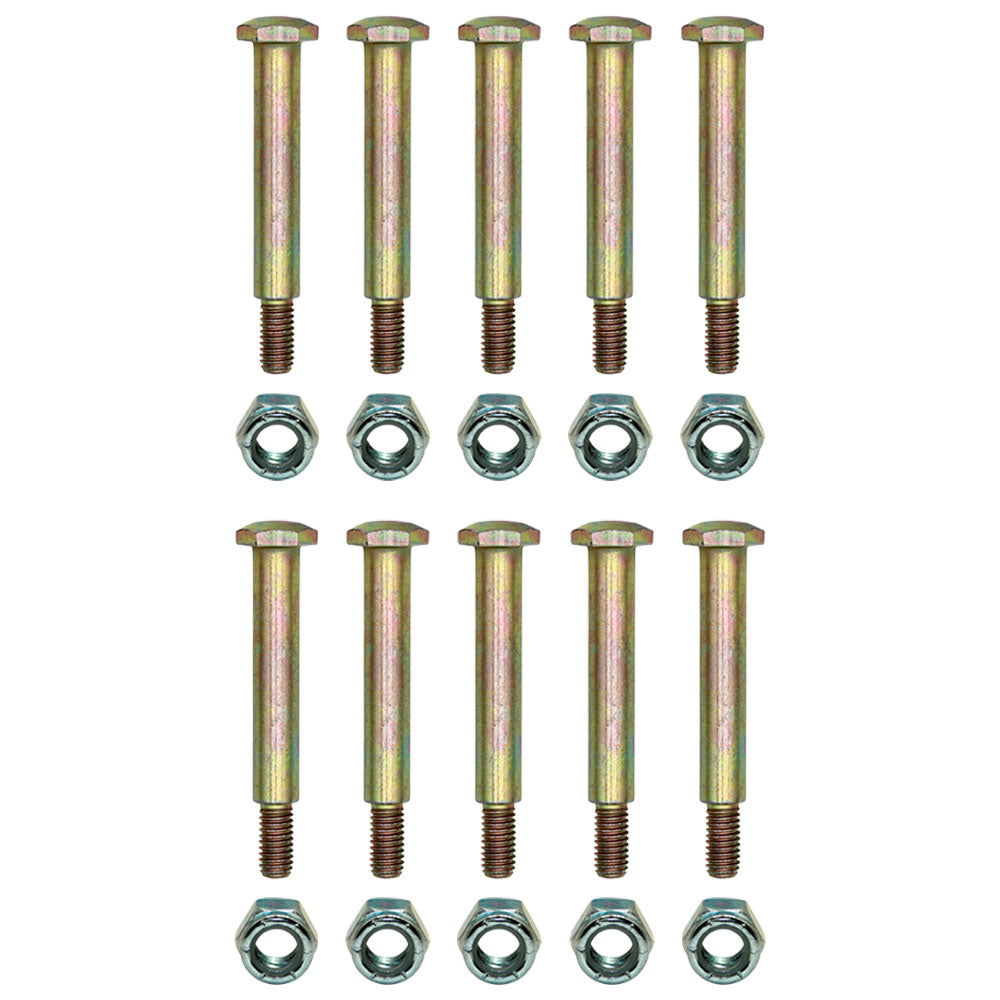 Qty 10: Wheel Bolt and Lock Nut Kits Fits AYP Replaces 137644