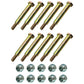Qty 10: Wheel Bolt and Lock Nut Kits Fits John Deere Replaces M84691