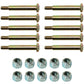Qty 10: Wheel Bolt and Lock Nut Kits Fits Troy Bilt Replaces 712-0798