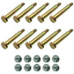 Qty 10: Wheel Bolt and Lock Nut Kits Fits AYP Replaces 137644