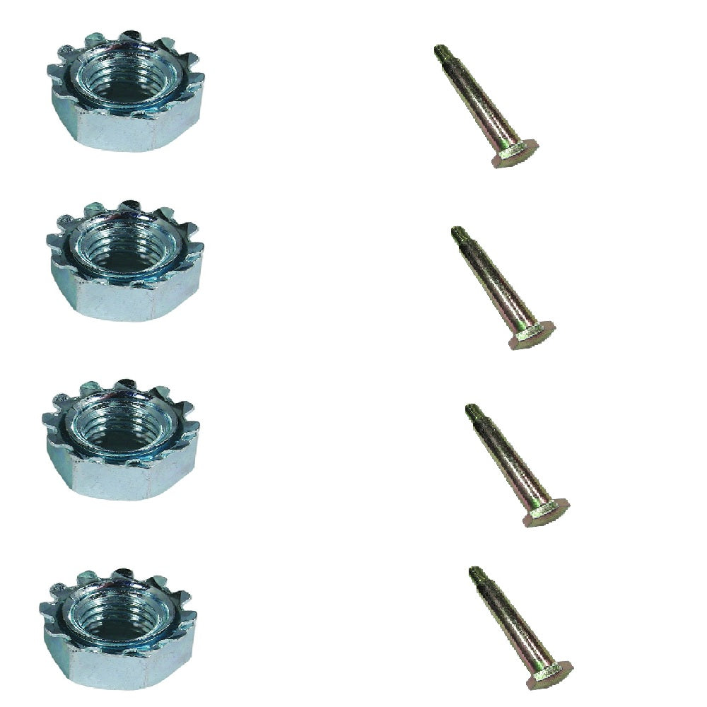 (4) Deck Wheel Shoulder Bolts and Nuts Fits AYP Fits Husqvarna 137644 532137644
