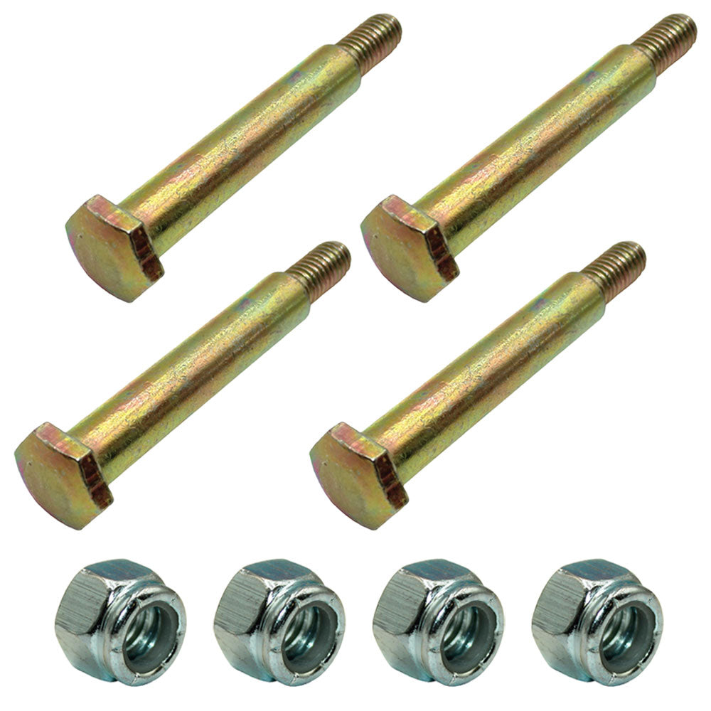 Qty. 4: Wheel Bolt and Lock Nut Kits Fits John Deere Replaces M84691