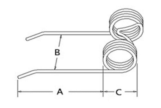(10) IH-2B Fits International Baler Pickup Tine Teeth 15,16,55,350,550 MA74528