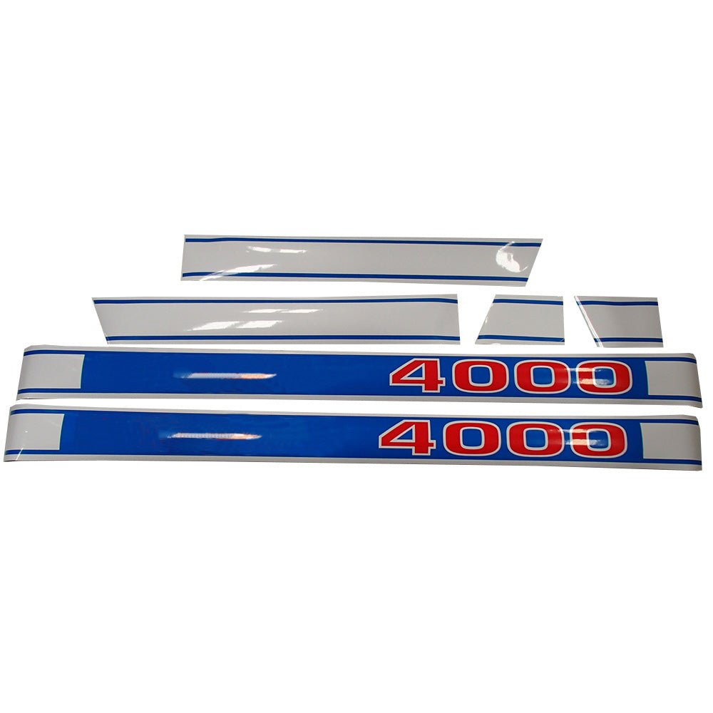 Decal Set Fits Ford/New Holland Tractor 4000 Series 3 Cyl 65-74
